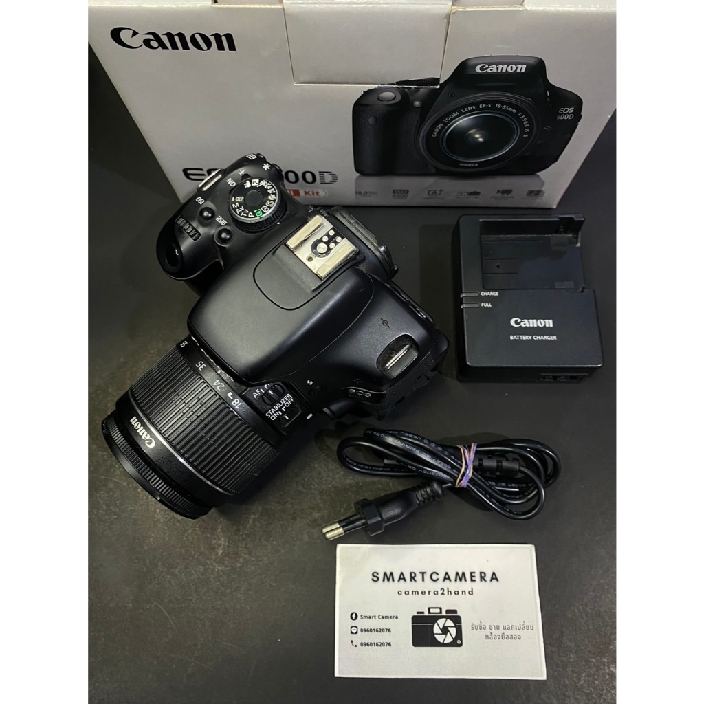 รับซื้อขาย-แลกเปลี่ยน-เทิร์น กล้องมือสอง **กล้อง CANON 600D**