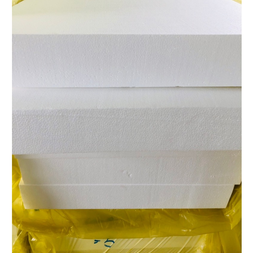 โฟมแผ่น หนา 8 นิ้ว EPS Foam เกรดลามไฟ (P Grade) ขนาด 60cmx120cm  (หนาแน่น 0.65 ปอนด์) ราคาถูก จากโรงงาน 360 บาท /แผ่น