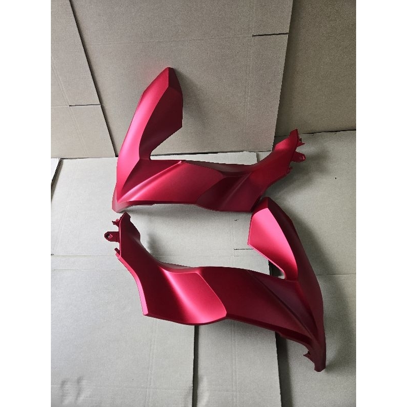บังลมหน้า ซ้ายขวา pcx160 ปี 2021 สีแดงด้าน รหัสสี 397 (2ชิ้น)