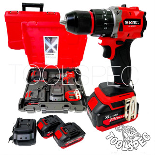 (SERIES XR)THAKITEC สว่านกระแทกไร้สาย 3 ระบบ บัลเลส 10 มม. แ…