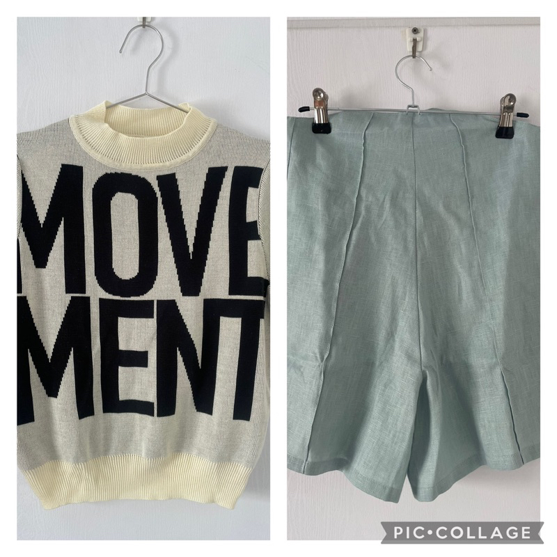 Rally Movement เสื้อนิต + กางเกงขาสั้น