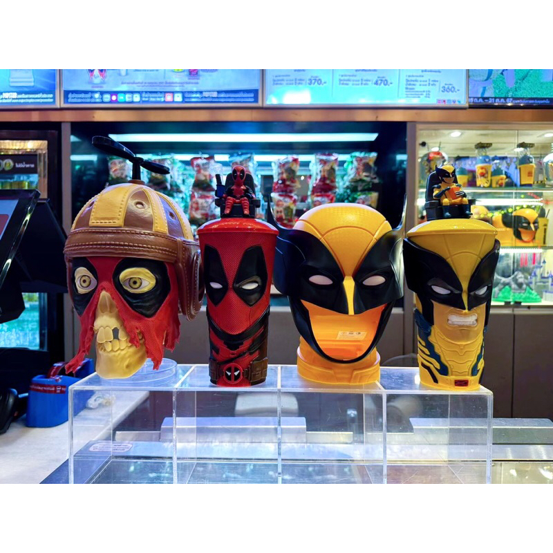 (ทักขอลด120฿) ถังป๊อปคอร์นและแก้วน้ำ Deadpool & Wolverine เดดพูล & วูล์ฟเวอรีน จาก Major Cineplex