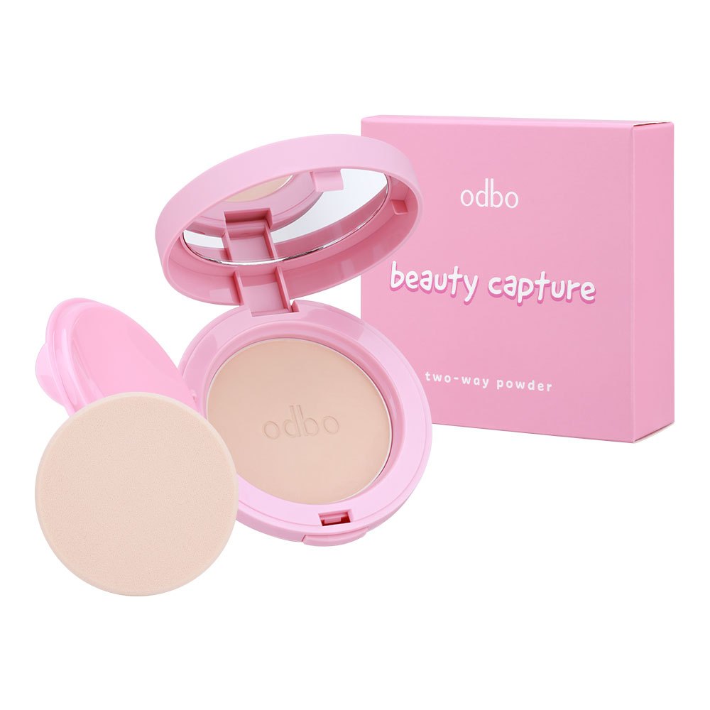 แป้งพัฟโอดีบีโอ บิวตี้ แคปเจอร์ ทูเวย์พาวเดอร์ odbo beauty capture two-way powder OD6000