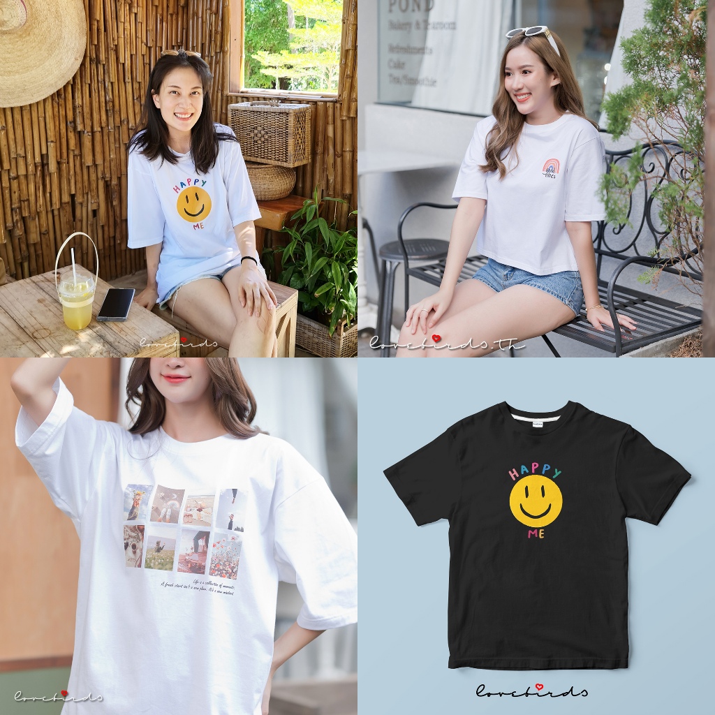 HAPPY Collection Tees by lovebirds