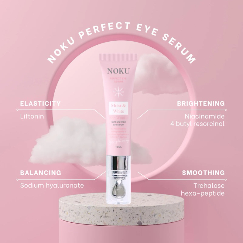 อายครีม noku perfect eye serum โนกุ เพอร์เฟค อาย เซรั่ม ทารอบดวงตา อายครีม ครีมทาใต้ตา ลดรอยตีนกา ปัญหารอบดวงตา