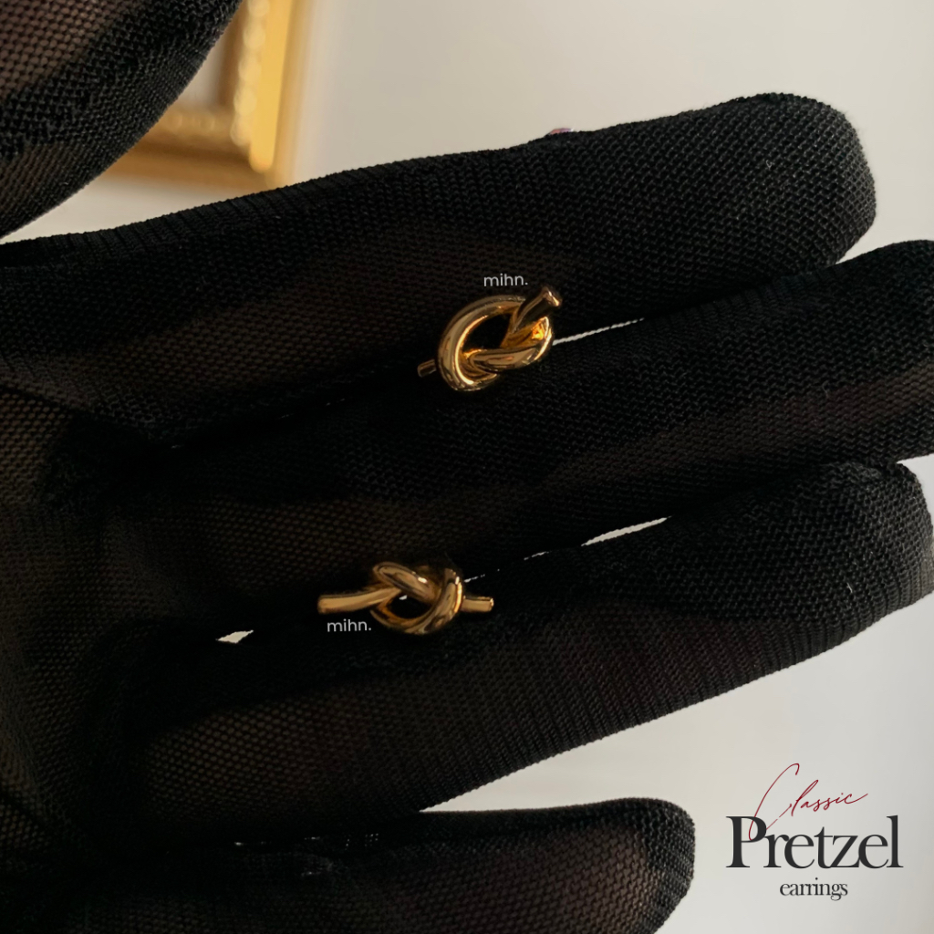 mihn. - Pretzel Earring ต่างหูดีไซน์เพรทเซล