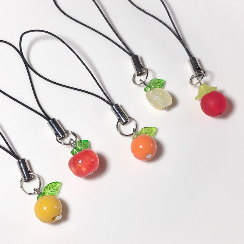 ☀︎ 🍊phone charm lucky orange&lemon 🍋 พร้อมส่งจากไทย (ขอความกรุณาสั่งขั้นต่ำ20บาทนะคะ)