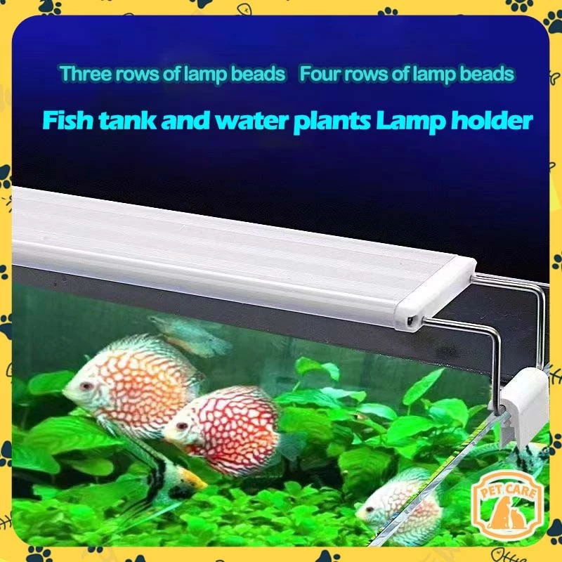 💡โคมไฟLEDตู้ปลา เลี้ยงพืชน้ำ มืออาชีพ แสงเต็มสเปก สี3แบบ บางพิเศษ ขยายได้20-90ซม. ประหยัดไฟ ไม่ร้อน สร้างภูมิทัศน์🎉