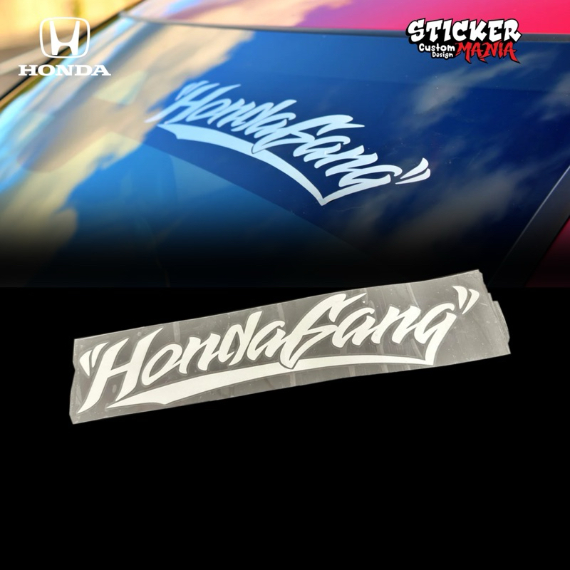 สติกเกอร์honda HONDAGANG สติกเกอร์ติดรถ jdm usdm สติกเกอร์แต่งรถ ติดhondaได้ทุกรุ่น