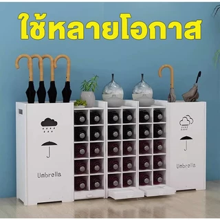 [มีถาดรองน้ำ] กล่องไม้ใส่ร่ม ที่เก็บร่ม ที่เก็บร่มสไตล์มินิมอลสําหรับบ้านในโรงแรม