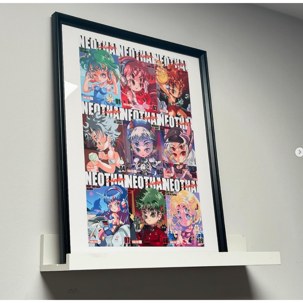 Super.5 - Knn.Five Postcard Set + Frame