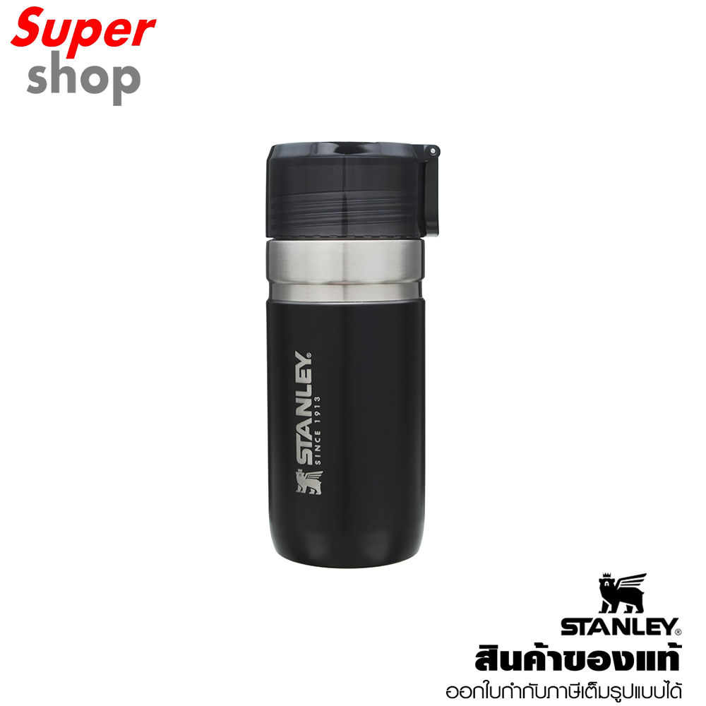STANLEY Go Vacuum Bottle 16 Oz ขวดเก็บความเย็น และร้อน รุ่น 6939236373432 Matte Black