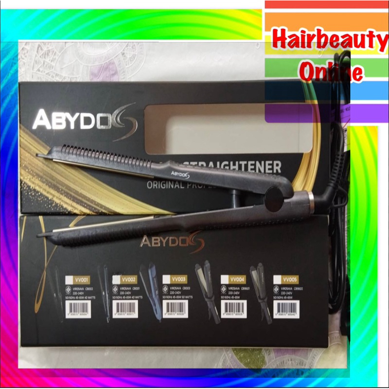 #Abydos Hair Straightener เครื่องหนีบผม ปรับอุณหภูมิได้ ประกัน1 ปี ใช้หนีบผม ม้วนผม