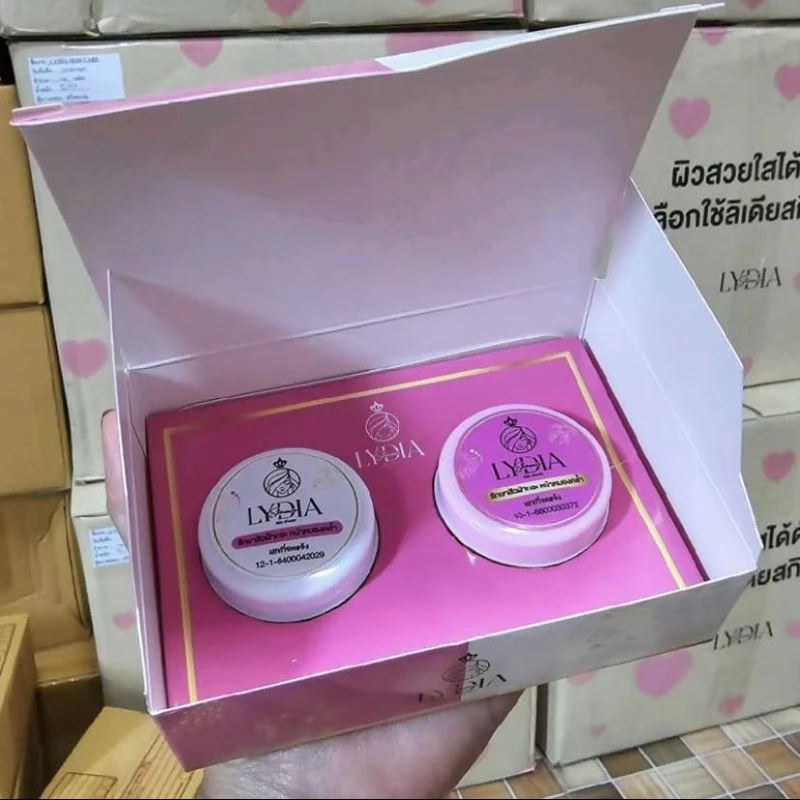 แพ็คเกจใหม่ล่าสุด✨ Lydia Skincare ครีมลิเดียสกินแคร์ (แท้💯%) 1ชุดมี 2ตลับ /10 กรัม thumbnail 3