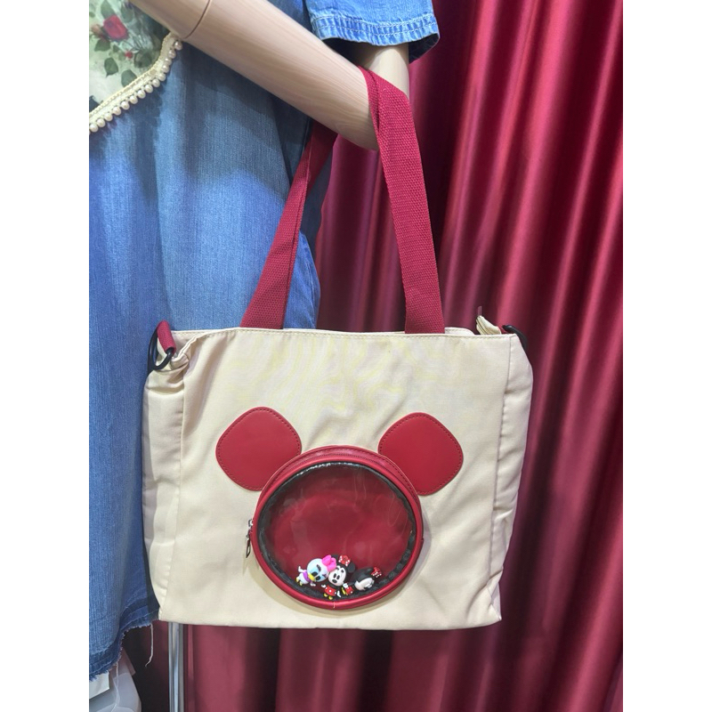 พร้อมส่งในไทย🇹🇭กระเป๋าสะพายไหล่ ใส่ลาบูบู้/Bao Oa/Baby three ไปเที่ยวได้ น่ารักมาก😊😆 ขนาดใหญ่ จุของไ