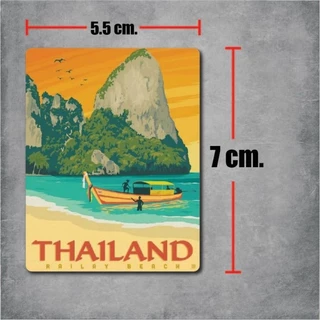 สติกเกอร์ ประเทศไทย THAILAND STICKER PVC งานพิมพ์คุณภาพ OFFSET PRINTING เคลือบ UV กันแดด กันน้ำ