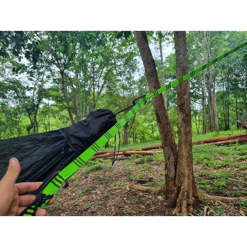 เชือกเปลtree strap daisy chain#เปล#เชือกเปล#เปลเดินป่า