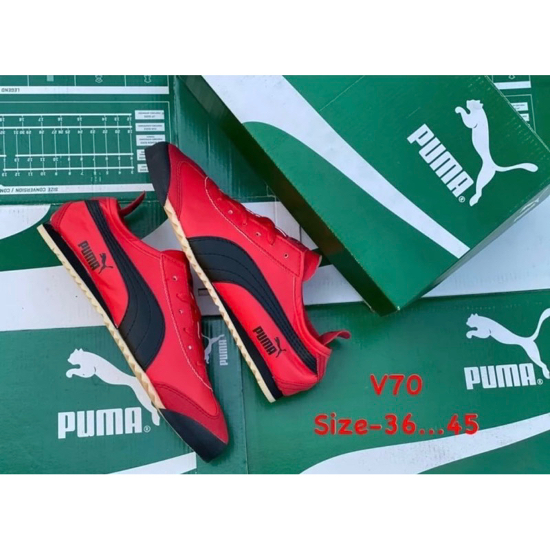 🔥🔥รองเท้าผ้าใบพู-ม่า💯 (หนัง)รับ ประกันสินค้าตรงปก 100% รองเท้าผ้าใบ ผู้ หญิง รองเท้าผ้าใบ ผู้ชาย