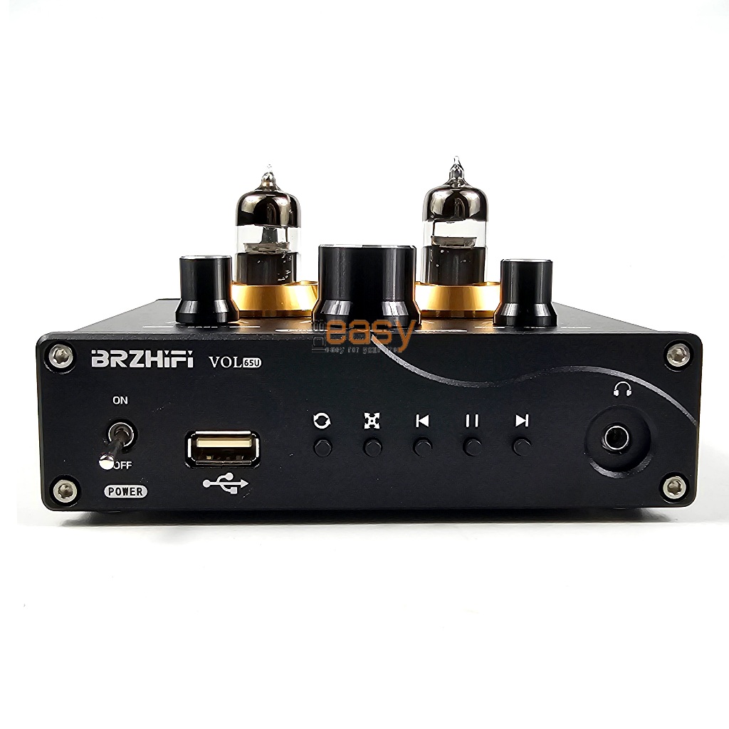 BRZHiFi VOL65U HiFi Tube PreAmp  ปรีแอมป์ หลอด เสียงดี Bluetooth 5.0 USB TF