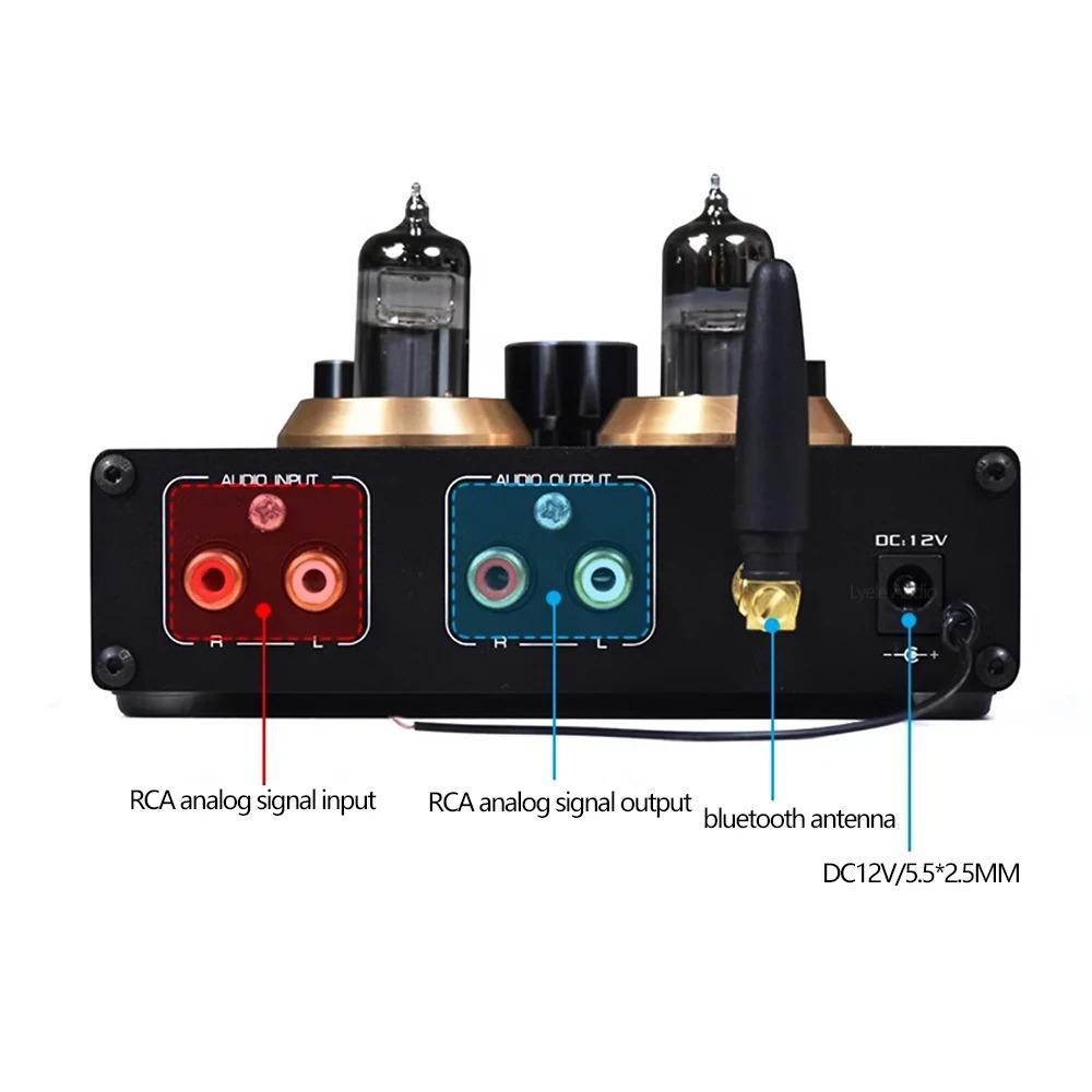 BRZHiFi VOL65U HiFi Tube PreAmp  ปรีแอมป์ หลอด เสียงดี Bluetooth 5.0 USB TF