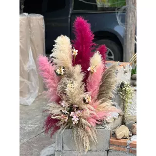 พุ่มดอกเลาตกแต่งตั้งพื้น 99 บาท - Flowers ฐานนวมดอกกว้าง35-40ซมสูง40ซม.