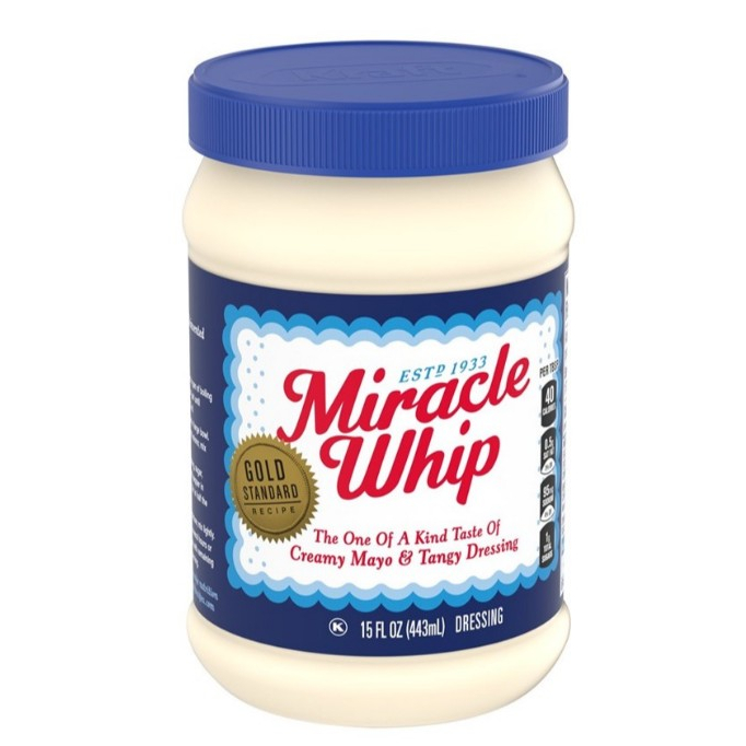 Kraft Miracle Whip Mayonnaise 443g. คราฟท์ มิราเคิล วิป มายองเนส