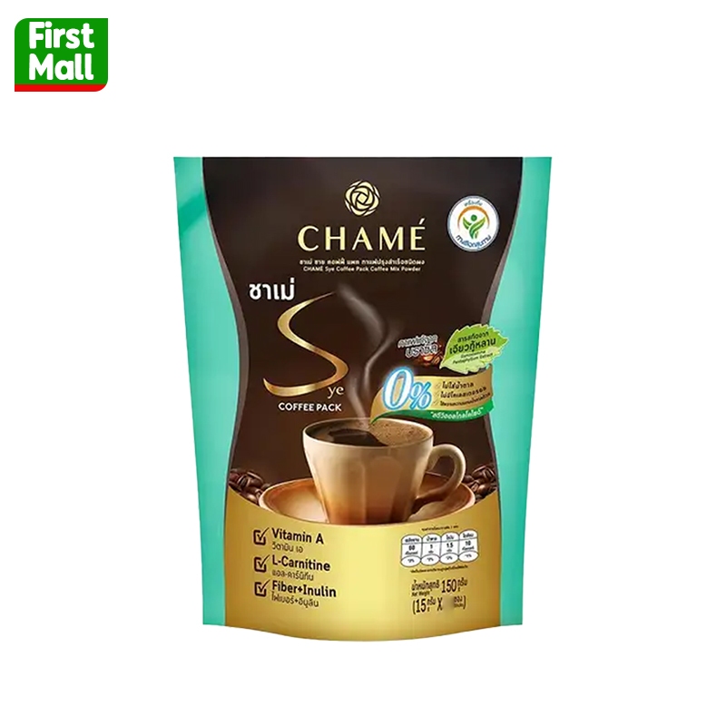 CHAME sye coffee pack (ถุง 4 ซอง) " เจียวกู้หลาน " EXP: 24/01/25