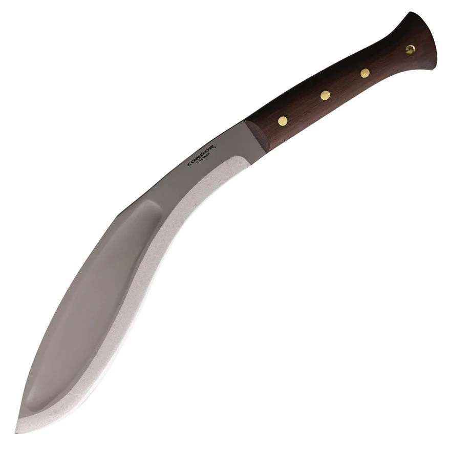 Condor King Kukri Machete มีด Kukri ขนาดใหญ่ เหล็ก High Carbon Style Machetes พร้อมซองหนังแท้ ด้ามไม