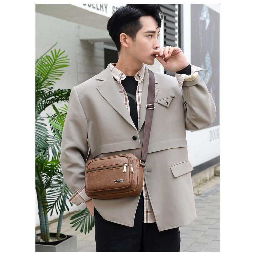 (B-841) กระเป๋าสะพายข้าง กระเป๋าหนัง แฟชั่นมาใหม่ จุของได้เยอะ เรียบง่าย แฟชั่นฤดูใบไม้ผลิ ฮิตมากตอนนี้