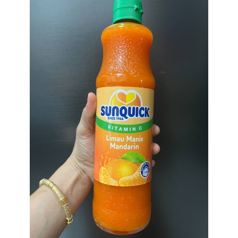 น้ำส้ม ซันควิกขนาด 700ml น้ำส้มซันควิกสูตรน้ำส้มแมนดาริน Mandarin