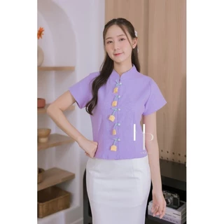 เสื้อผ้าฝ้ายเนื้อนุ่ม รุ่นพวงมาลา