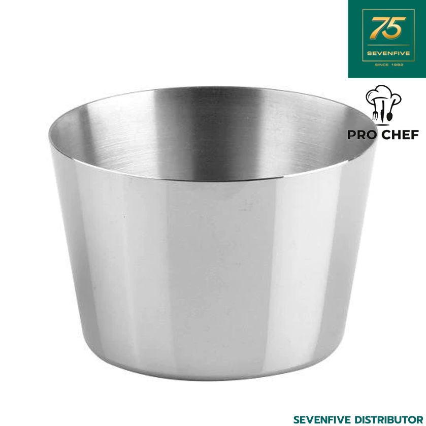 POR CHEF แม่พิมพ์พุดดิ้ง พิมพ์ขนม อลูมิเนียม ขนาด8.5x5.5ซม PRC1-BB-PW-NEW แพ็ค 5 ชิ้น