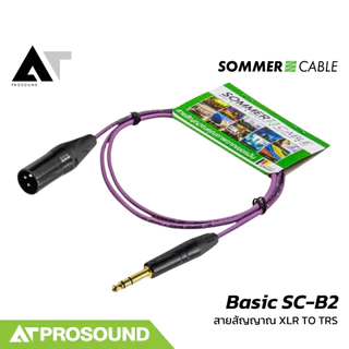 Sommer Cable Basic SC-B2 สายสัญญาณคุณภาพสูง XLR to 6.5 TRS สำหรับงานเสียงหลากหลายประเภท AT Prosound