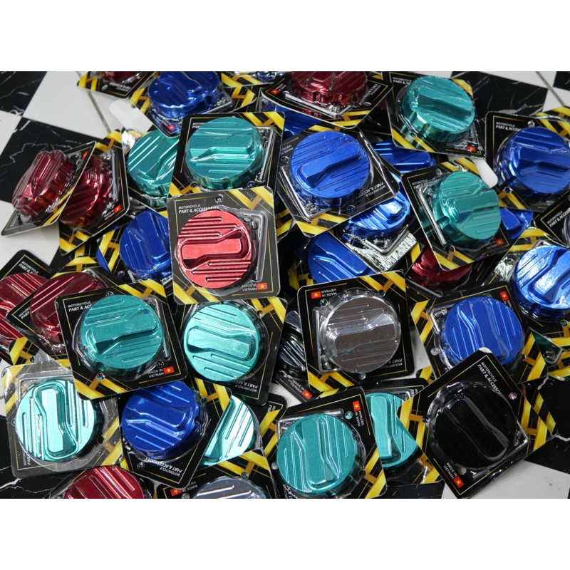 ฝาถังแต่งรถมอเตอร์ไซค์น้ำมันงานไดซ์สี พร้อมส่งทุกรุ่น