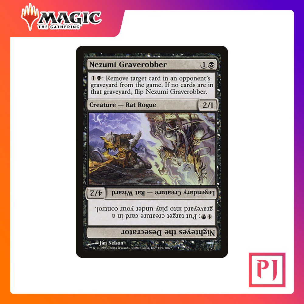 [MTG] Nezumi Graverobber [COK] [BLACK] [UNCOM] [NORMAL] [ENG] (การ์ดเมจิค / Magic the Gathering)