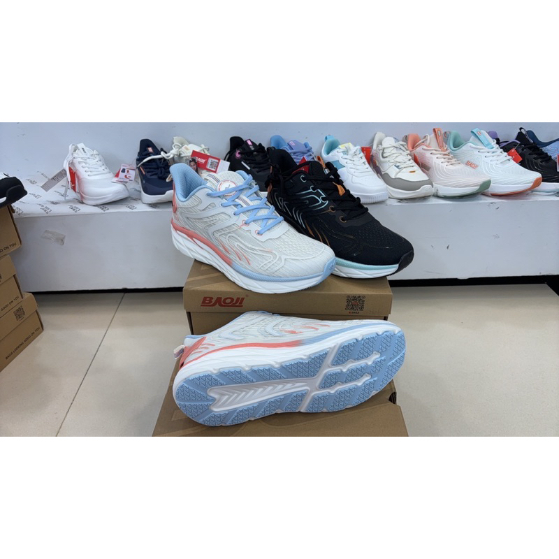 รองเท้าผ้าใบบาโอจิ BAOJI เเท้100% BJM 804 รองเท้าผ้าใบผู้ชาย ไซร้ 41-45