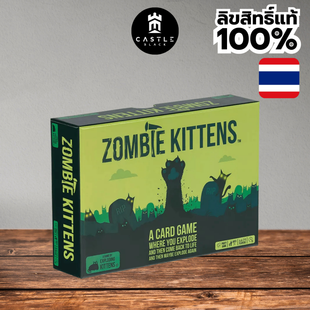 [ส่งจากไทย] Exploding Kittens: Zombie Kittens Board Game
