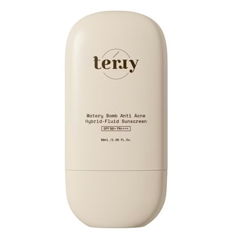 ของแท้ 💯% (ไซส์ใหญ่ 50 ml.) ครีมกันแดด TERRY WATERY BOMB ANTI ACNE HYBRID-FLUID SUNSCREEN SPF 50+ PA