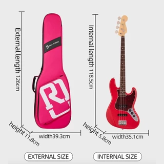 Real mission กระเป๋ากีต้าร์ไฟฟ้า กระเป๋าเบส กระเป๋ากีต้าร์โปร่ง รุ่น Coolvox
