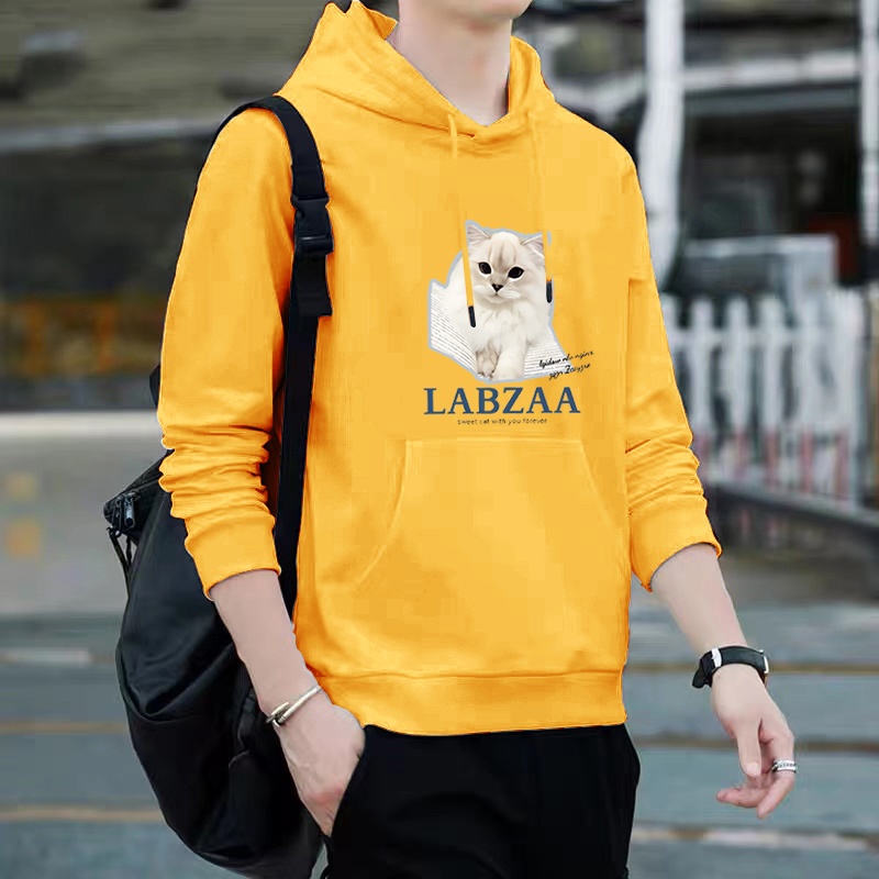 BK-788-LONGเสื้อกันหนาวฮู้ดดี้ มีลายการ์ตูนน่ารัก ใส่ได้ทั้งผู้หญิและผู้ชาย เนื้อผ้าโพลีเอสเตอร็ใส่ส