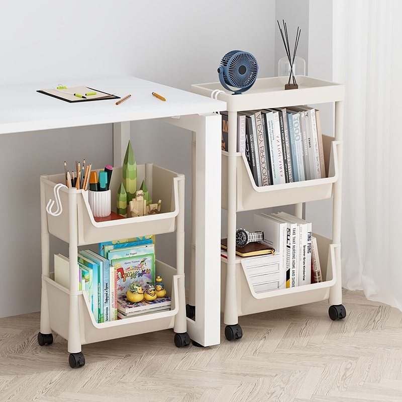 NeatBox ชั้นเก็บของ 3 ถึง 5 ชั้น ชั้นวางพลาสติกอเนกประสงค์ ชั้นวางหนังสือมินิมอล ห้องครัว ห้องนอนชั้นวางของ