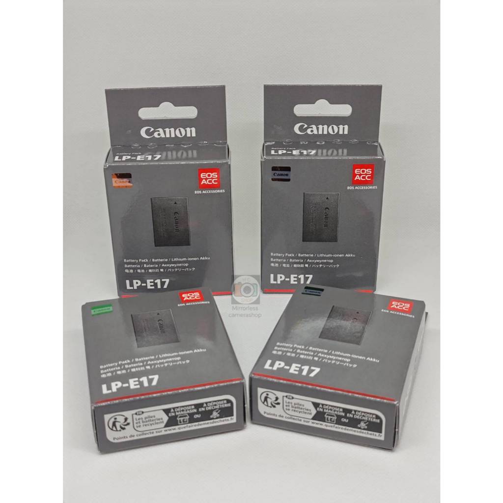 พร่อมส่ง!!✅ BATTERY&CHARGER CANON LP-E17 ของแท้ 100%  ปีผลิตล็อตใหม่ ปี 2024-25