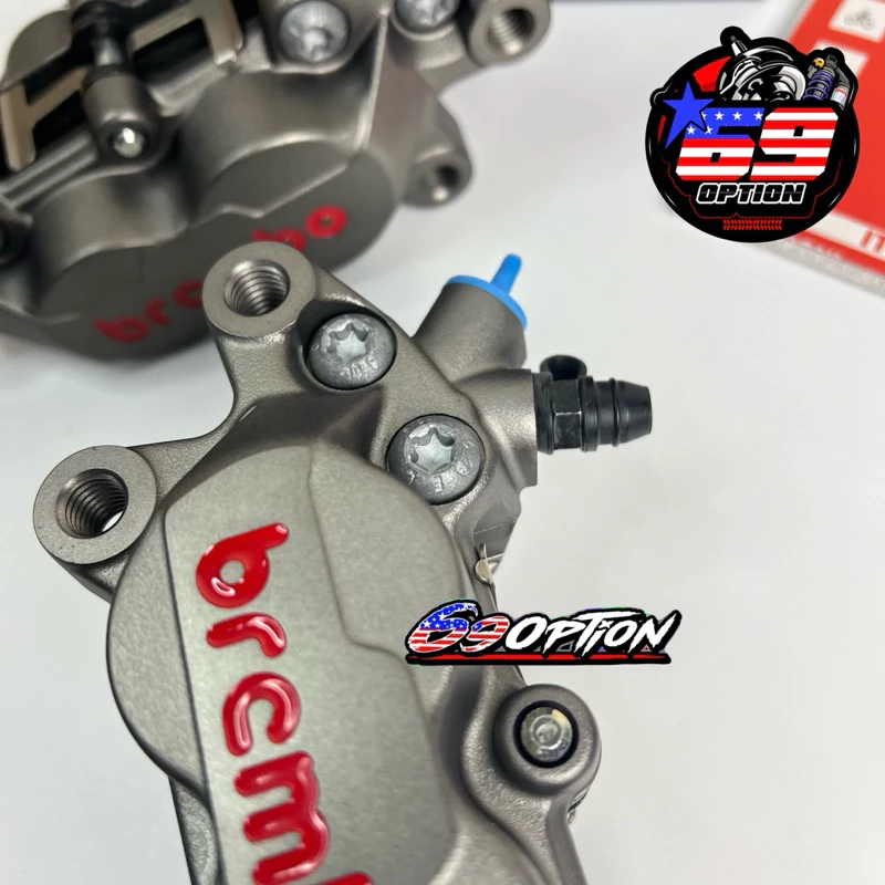 ปั้มBremboปั้ม4พอตแท้4Potsสีเทาหูชิด ข้างซ้าย-ข้างขวา thumbnail 7