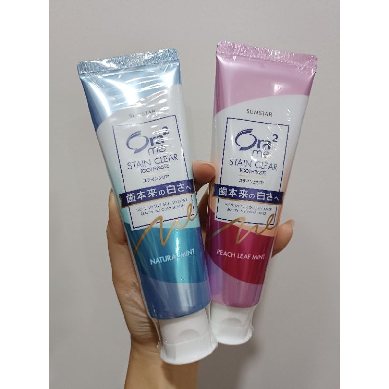 ✨ยาสีฟัน Ora2 Me S.Clear TP A2 Natural Mint ขนาด 140g.