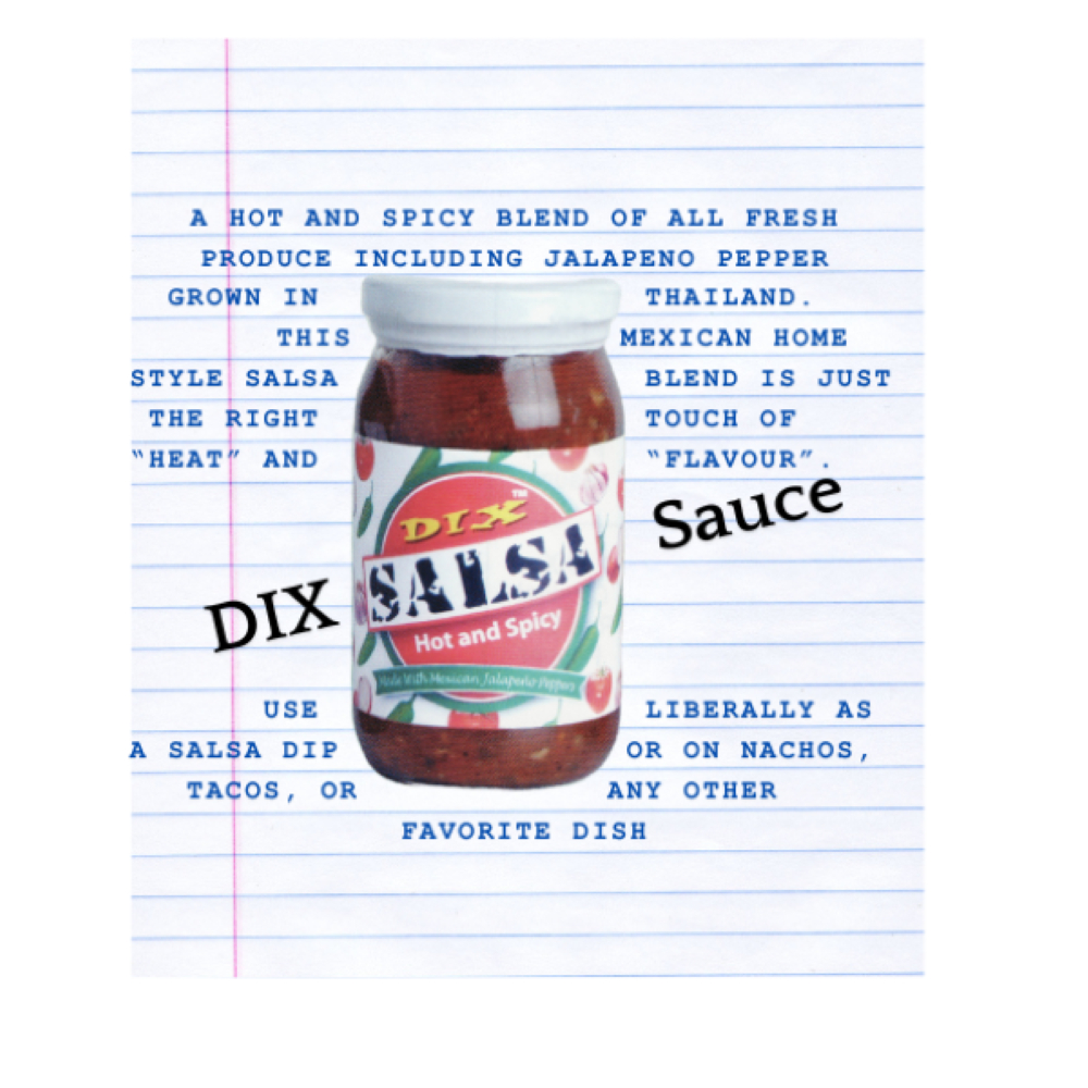 DIX SALSA Sauce – Hot & Spicy - ขวดแก้ว 350 มิลลิลิตร