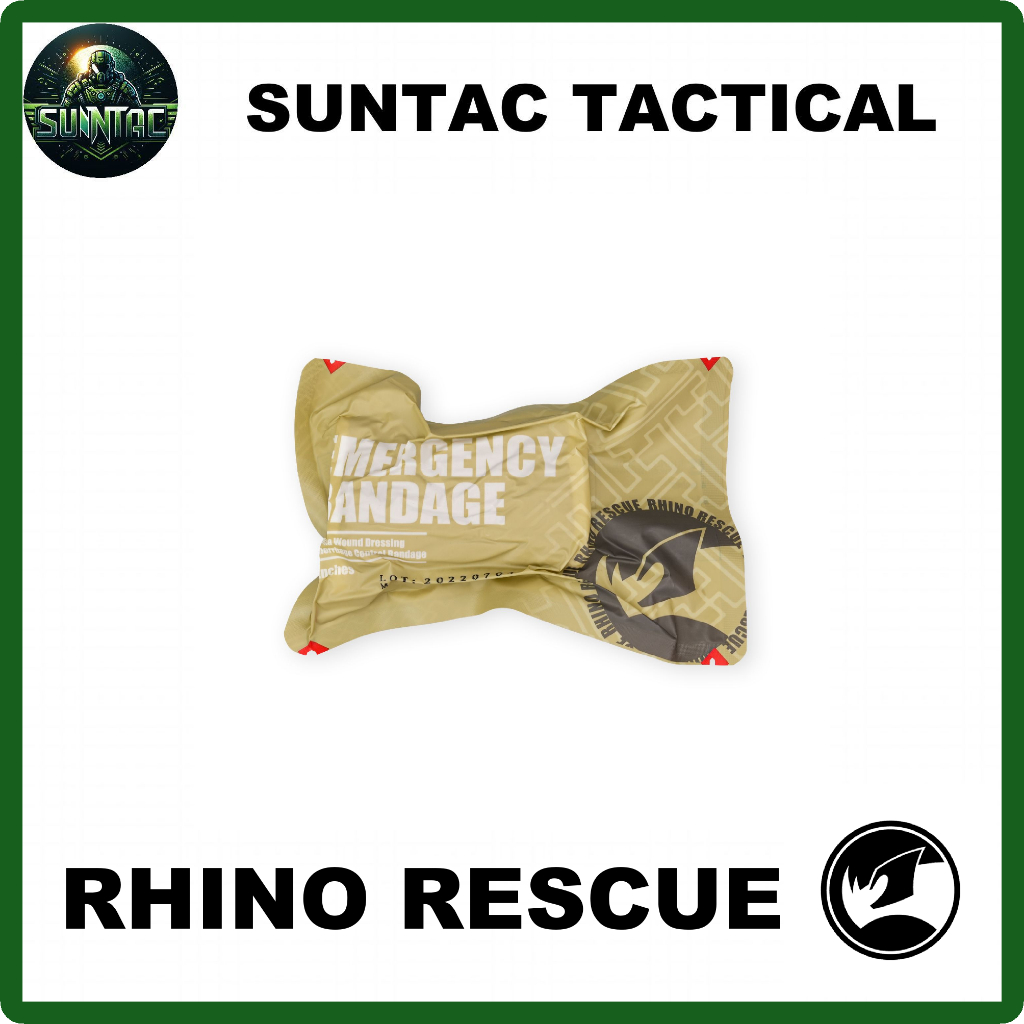 Rhino Rescue ผ้าพันแผลฉุกเฉินยุทธวิธี| Emergency Bandage | PZBD0048/0049/0050