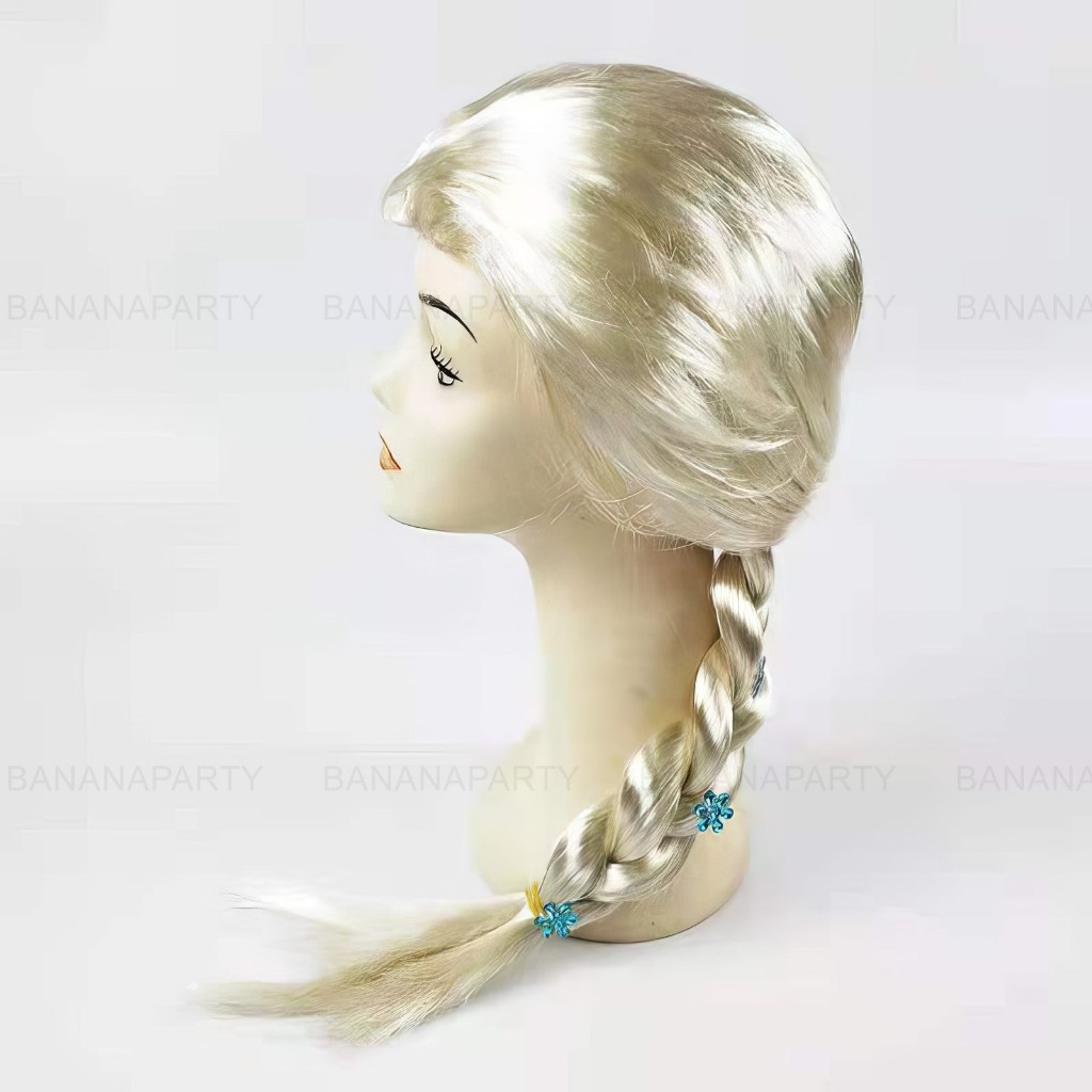 วิกผม elsa เจ้าหญิงหิมะ เอลซ่า wig คอสเพลย์ cosplay ส่งด่วนทุกวันในไทย วิก ราคา ถูกที่สุด ดีลบีเคเค แกลเลอรีภาพที่ 2