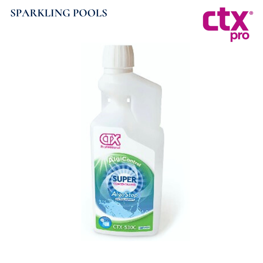 CTX AlgaStop น้ำยากำจัดตะไคร่แบบเข้มข้น 1 ลิตร สำหรับสระว่ายน้ำ - CTX AlgaStop Ultra Power 1 Liter