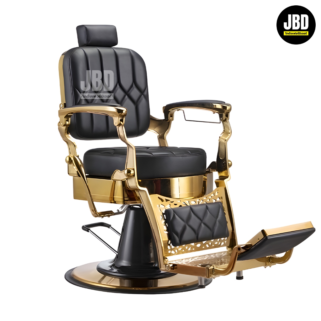 JBD storehouse เก้าอี้ตัดผม เก้าอี้บาร์เบอร์ ไฮโดรลิคปรับสูง-ต่ำได้ ปรับเอนนอนได้ รหัสรุ่น:JBD6013