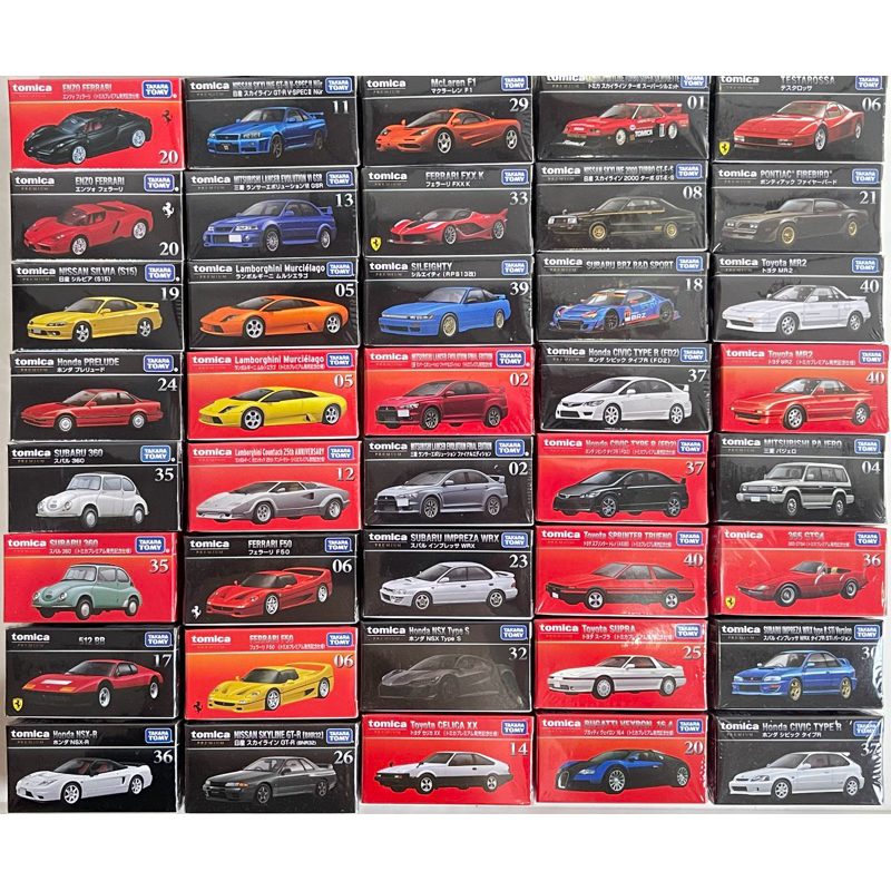 TOMICA PREMIUM TAKARA TOMY TAKARATOMY (ชุดที่ 1) โทมิก้า โทมี่ รถเหล็ก รถของเล่น